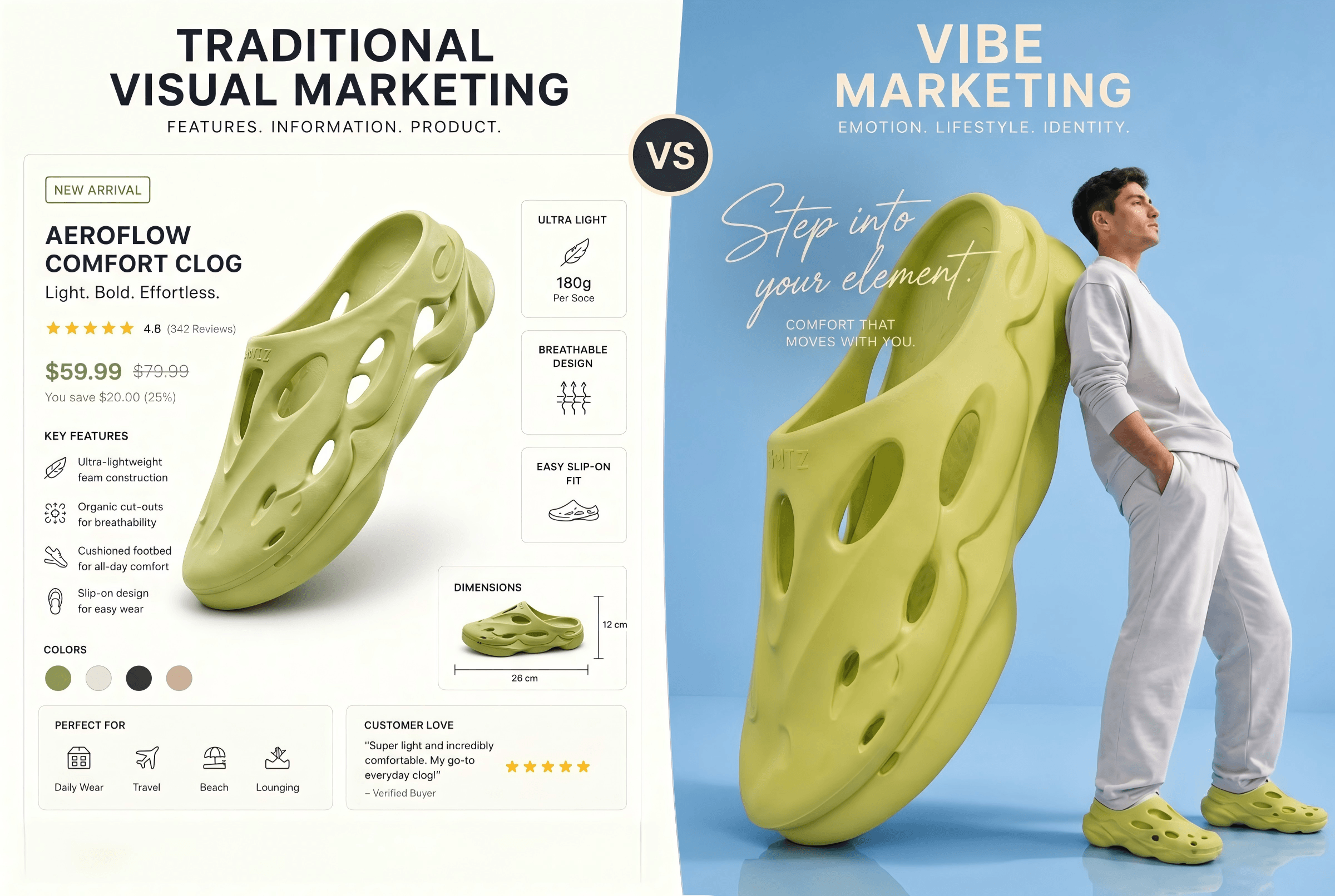 Banner image for fotor traditional visual marketing vs vibe marketing blog post