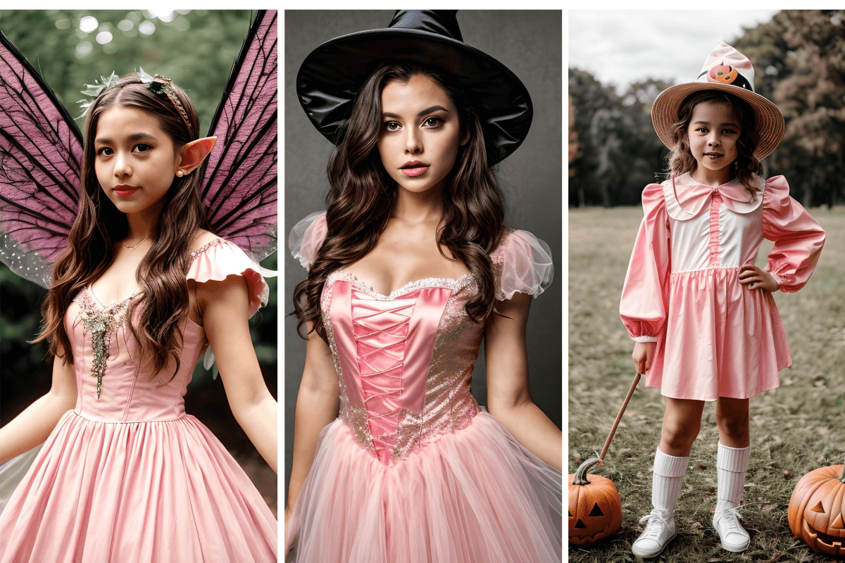 Halloween pink costumes