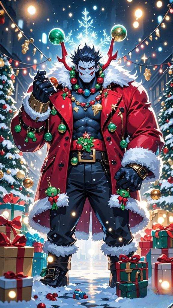 Boss anime de Noël