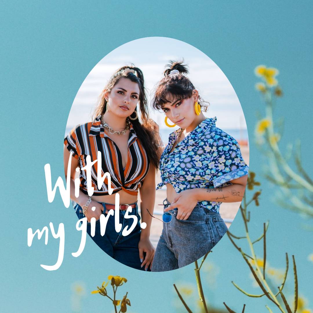 Modern Girls Relationship Instagram Post Template from Fotor