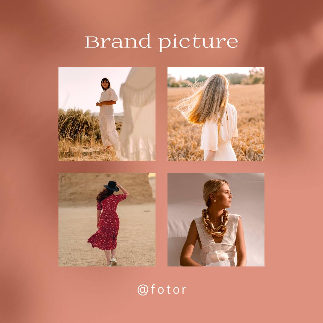 Red Brand Picture Instagram Post Template from Fotor