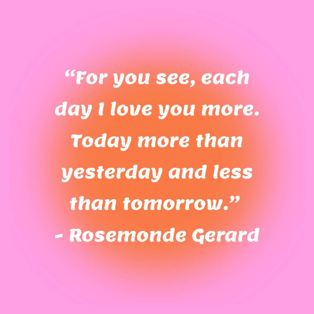 Romantic married couple husband wife love quote
