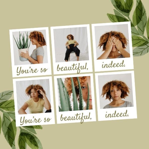 beautiful life collage template