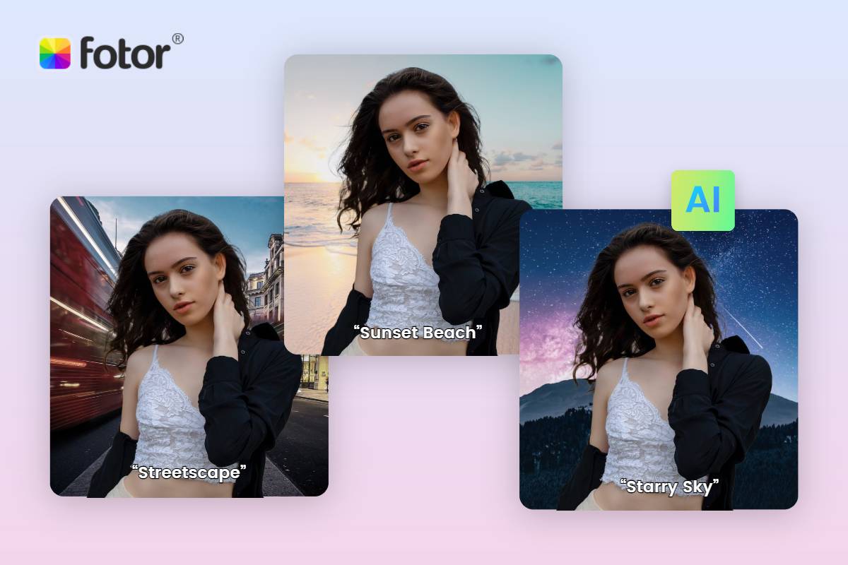 chang background with AI background generator