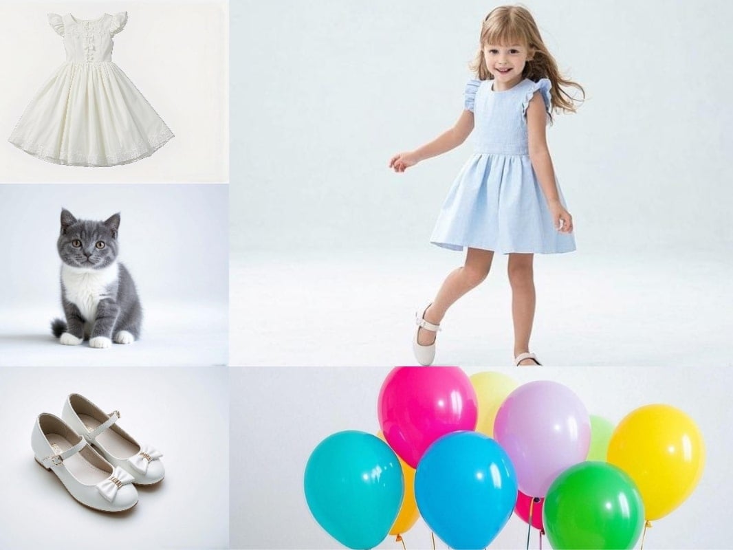 combine multiple original images
