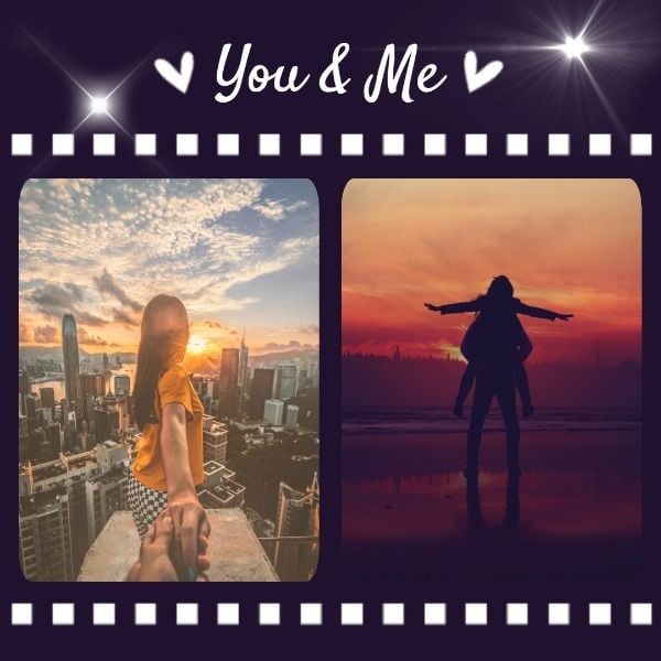dark-film-strip-valentine's-day-collage-instagram-post