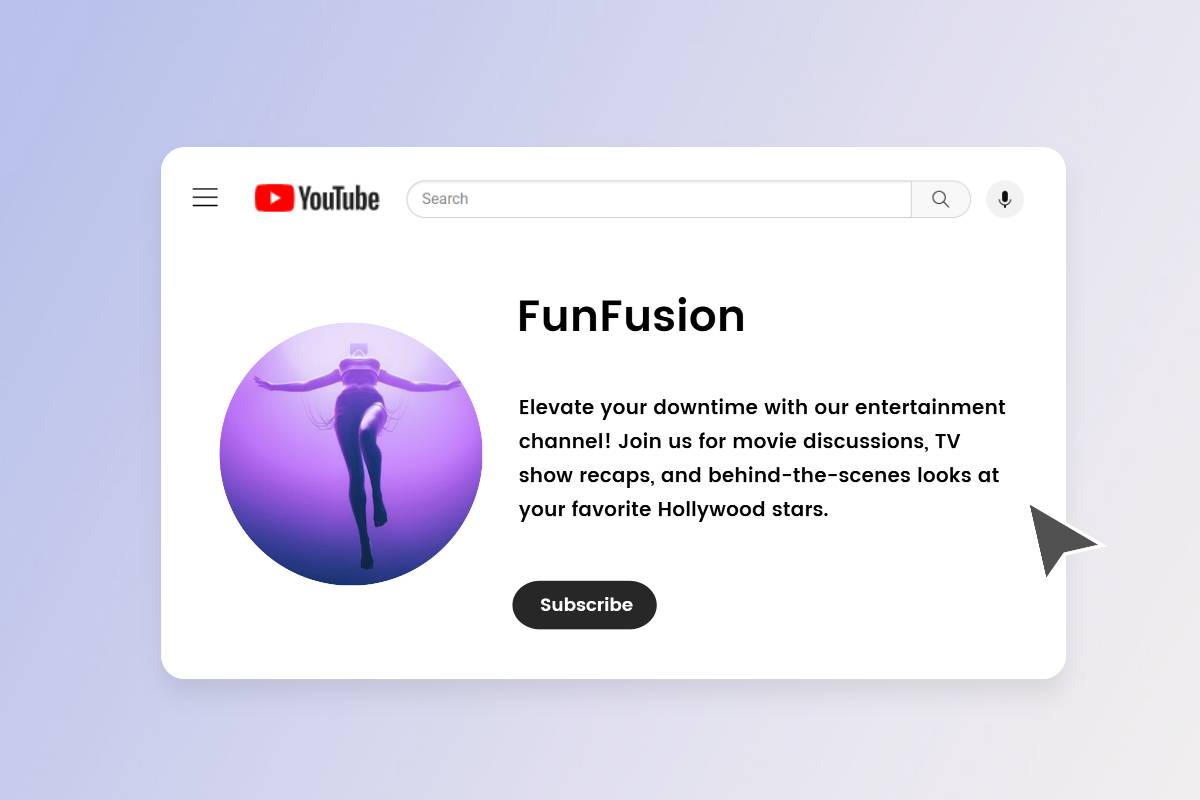 description for youtube entertainment channels