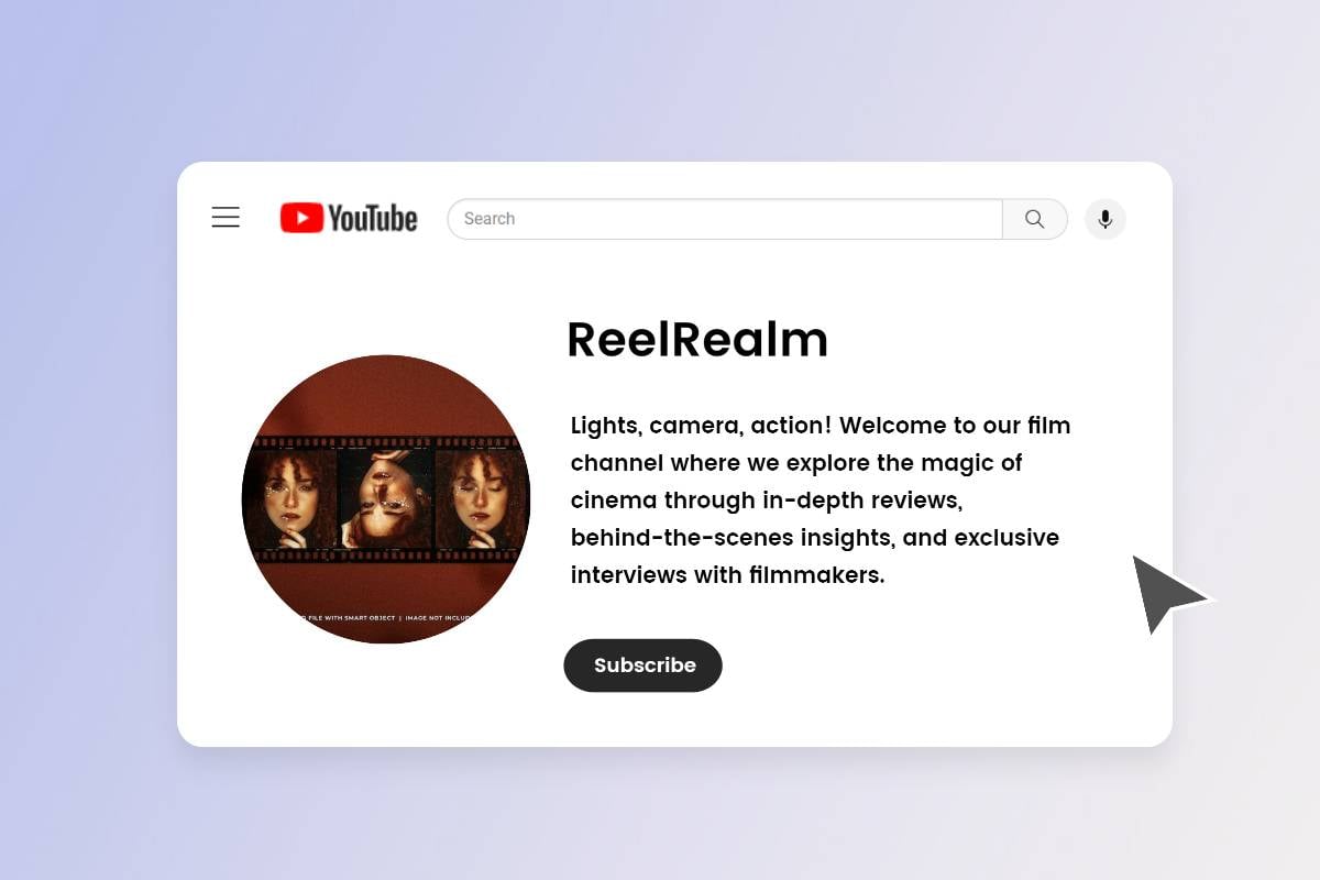 description for youtube film channels
