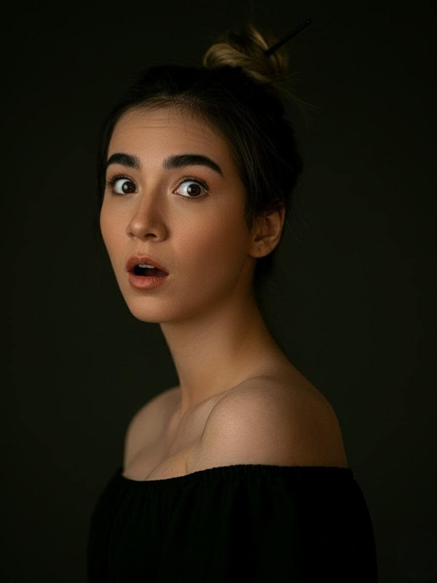 facial expression control generated image