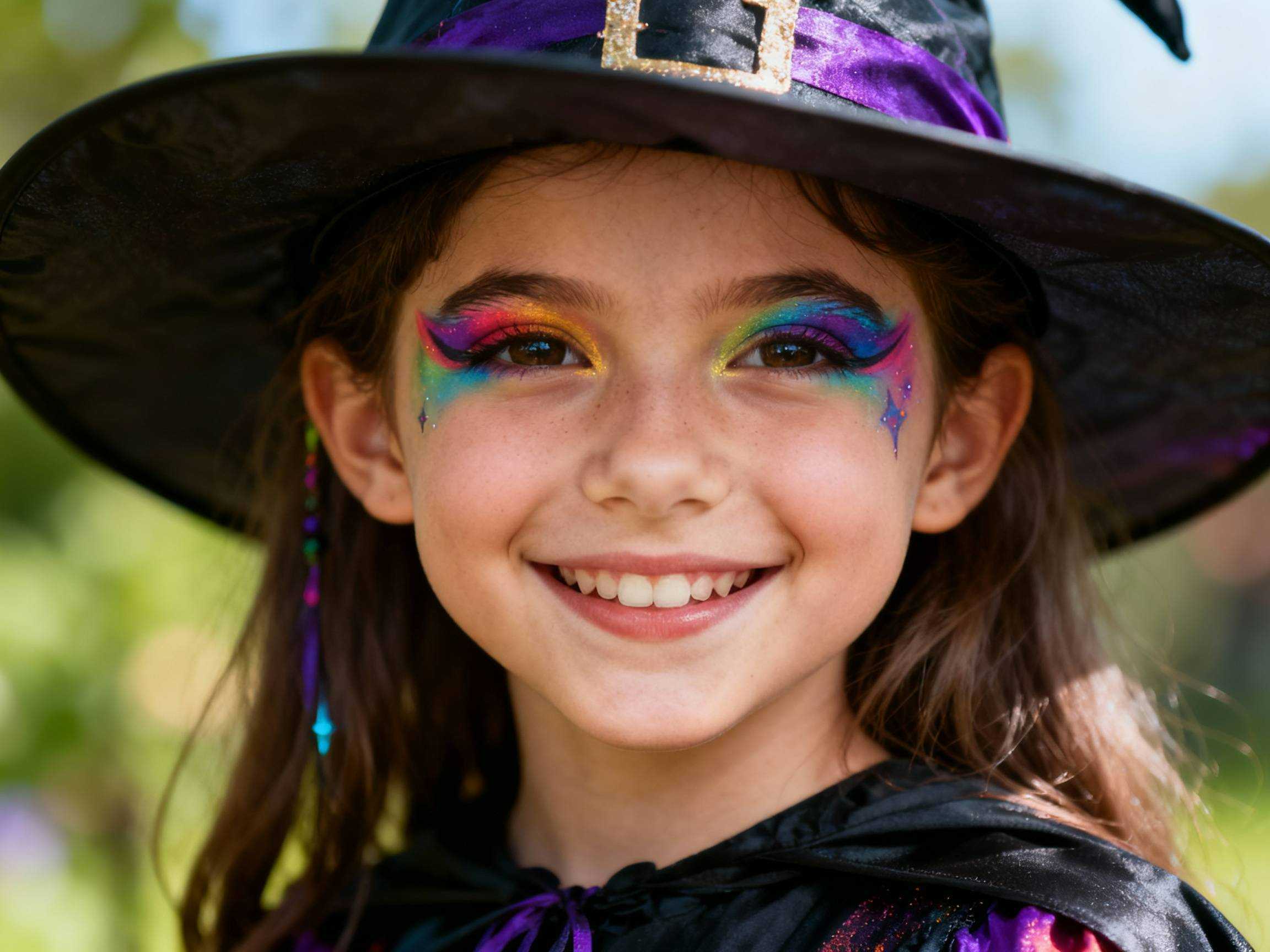 Idées de maquillage de sorcière pour enfants