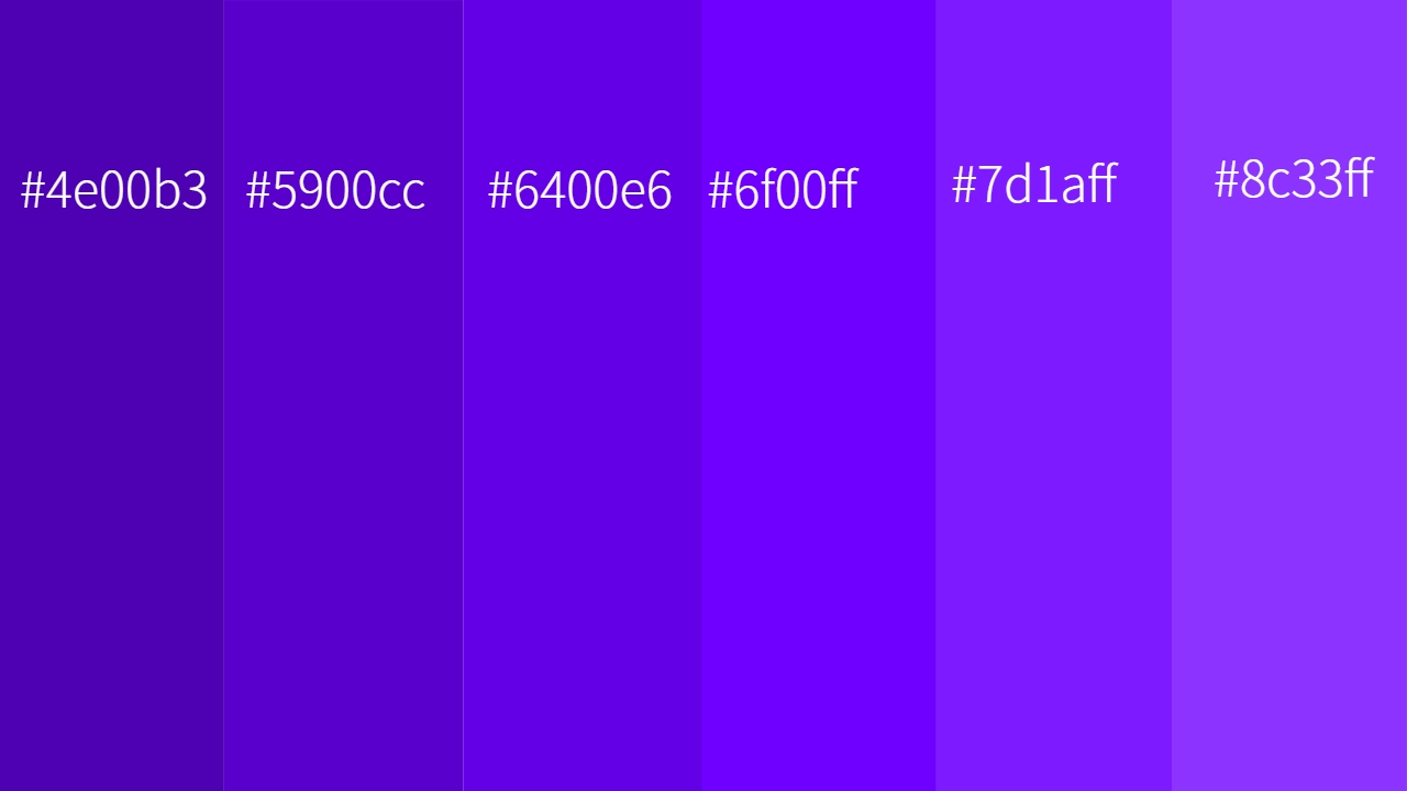 monochromatic colors