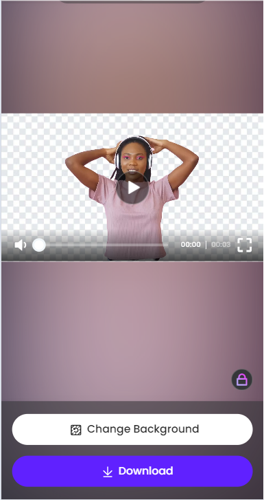 remove video background with fotor on iphone