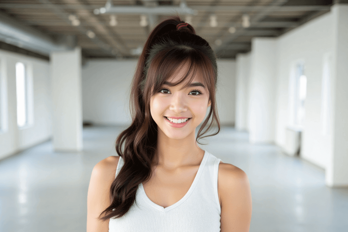 Le chignon bouclé