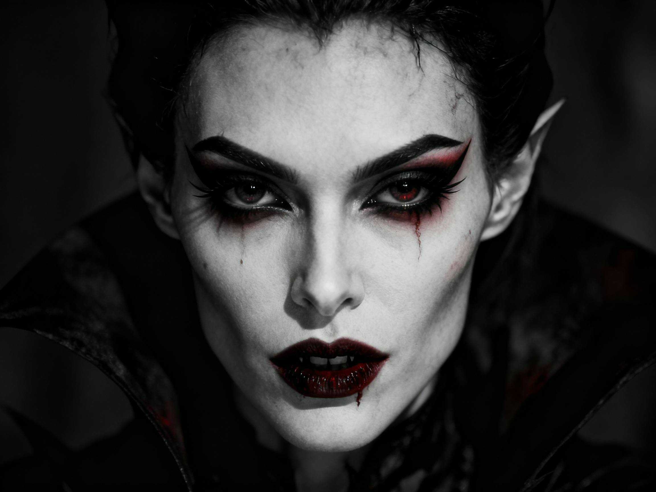 Idées de maquillage sorcière vampire
