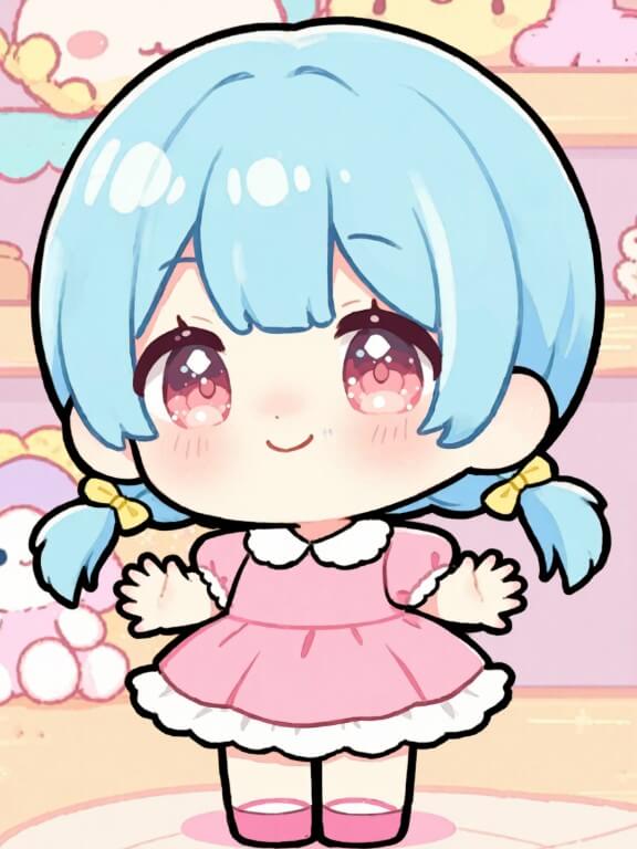A chibi anime image