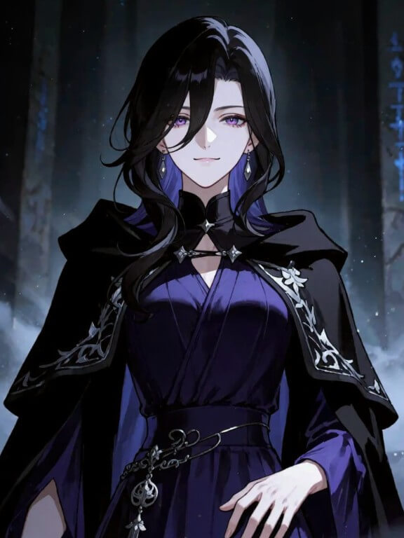 A dark fantasy anime image