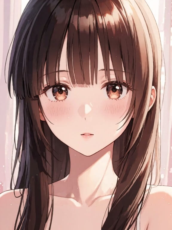 An anime girl