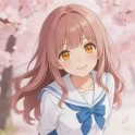 Example of a blurry anime girl image