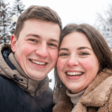 Thumbnail image featuring a happy couple