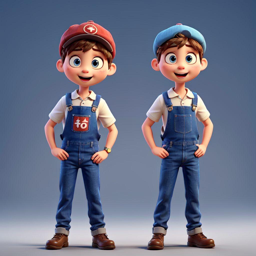 3D Cartoon Style