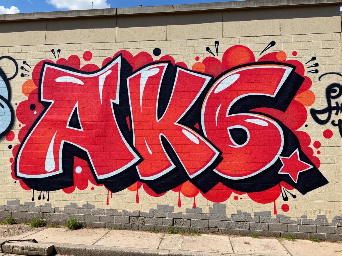 3D graffiti letters
