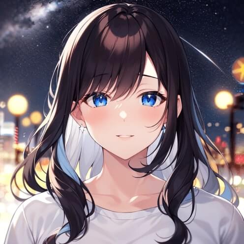 Yapay zeka tarafından üretilen anime manga kız yüzü