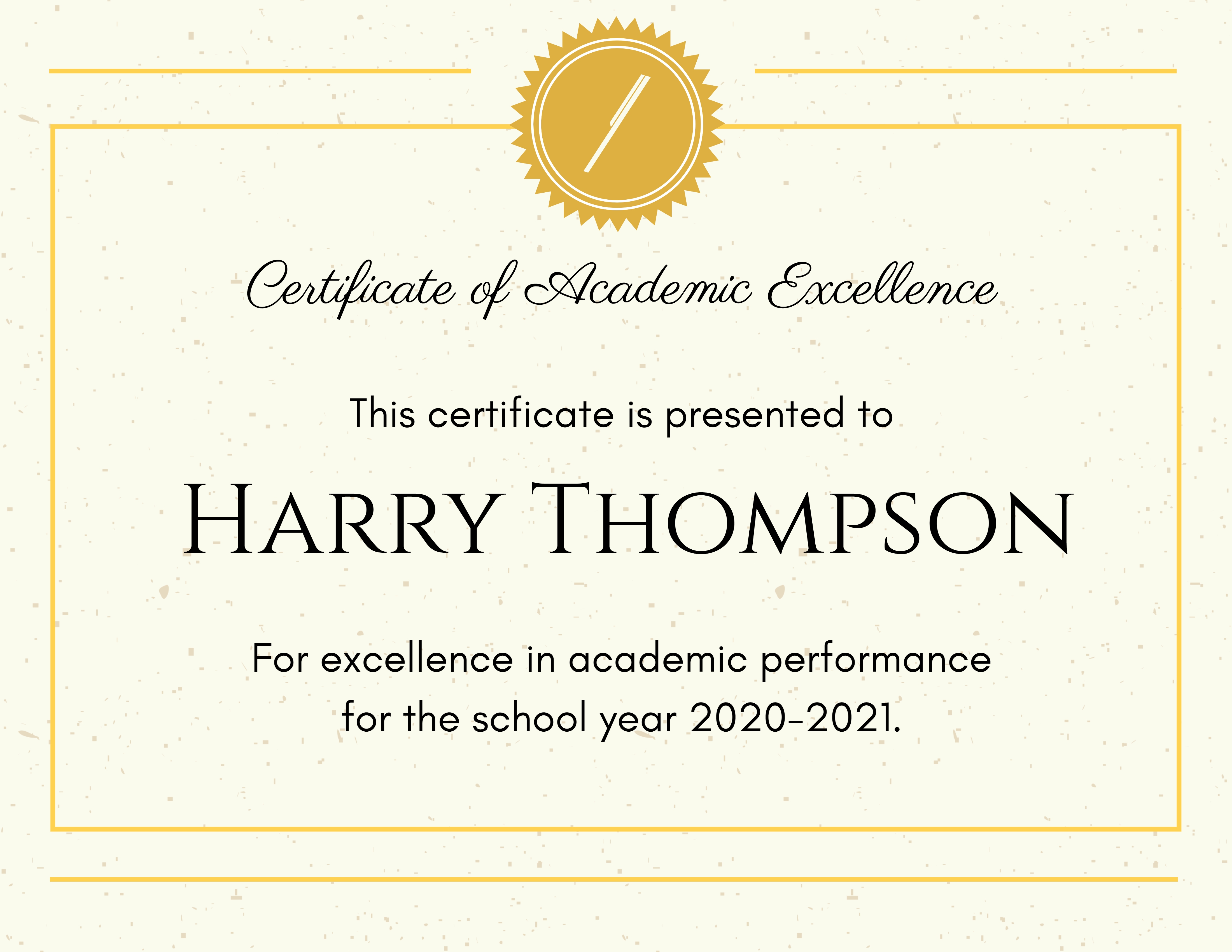 Academic Excellence