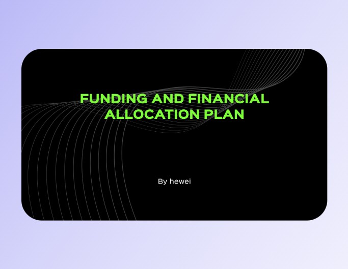 Black Financial Allocation Plan Template