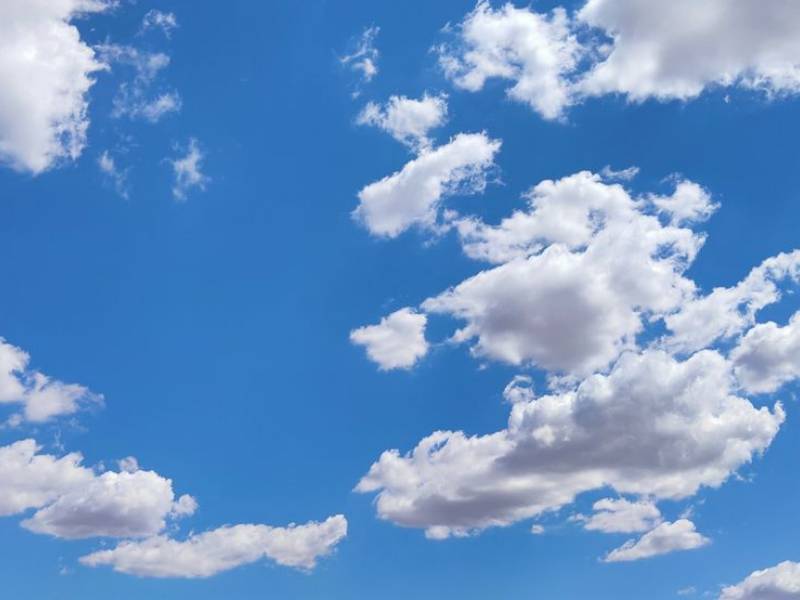 青い空