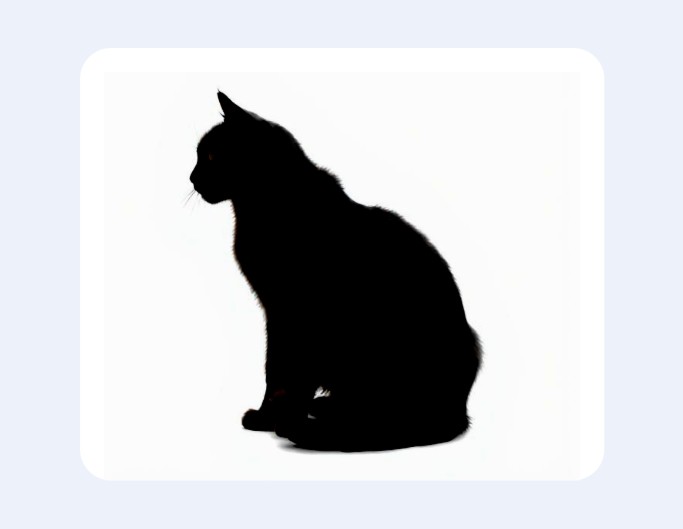 猫のシルエット