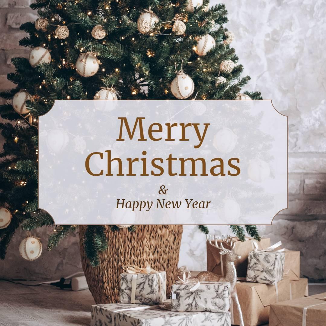 Post Instagram di auguri per il Natale
