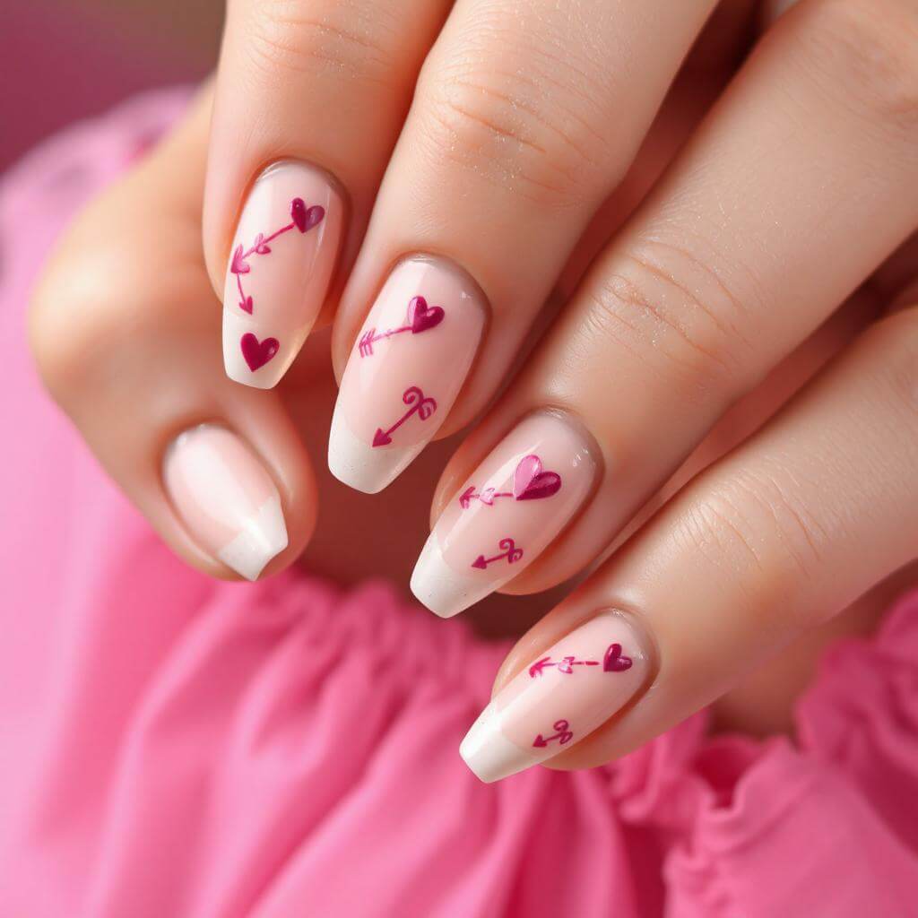 Cupid Arrow Nails