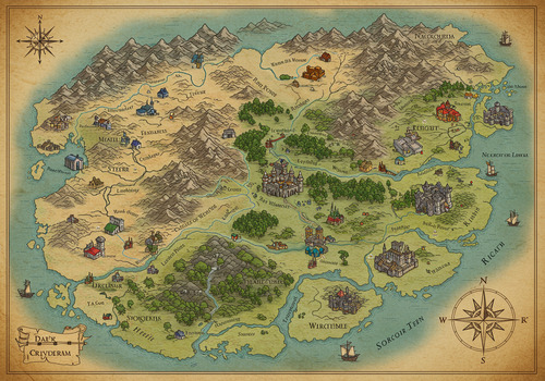 DnD Continent Map Generator