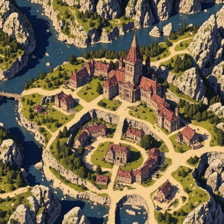 Fantasy City Map