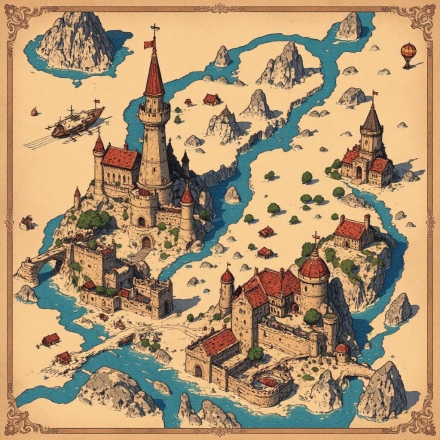 Fantasy Region Map