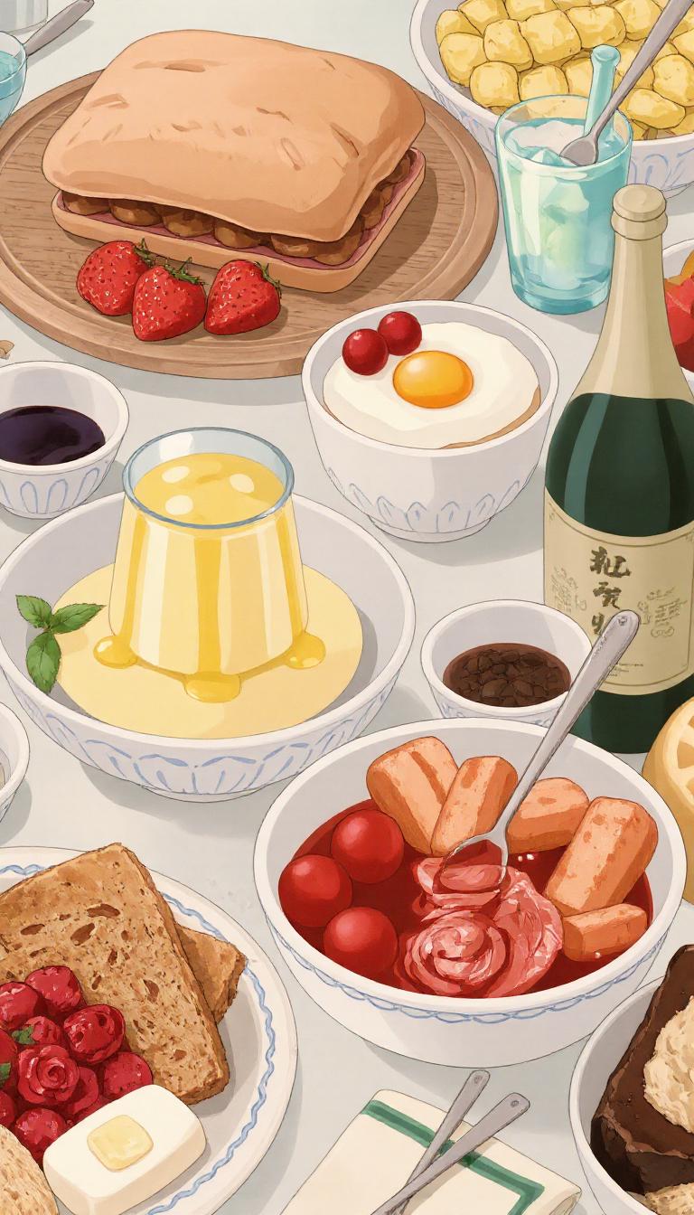 Fotor AI generated food for screen background on mobile 2