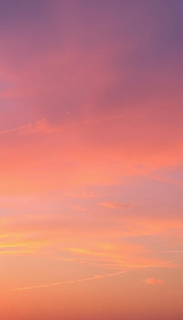 Fotor AI generated pink sky wallpaper for mobile