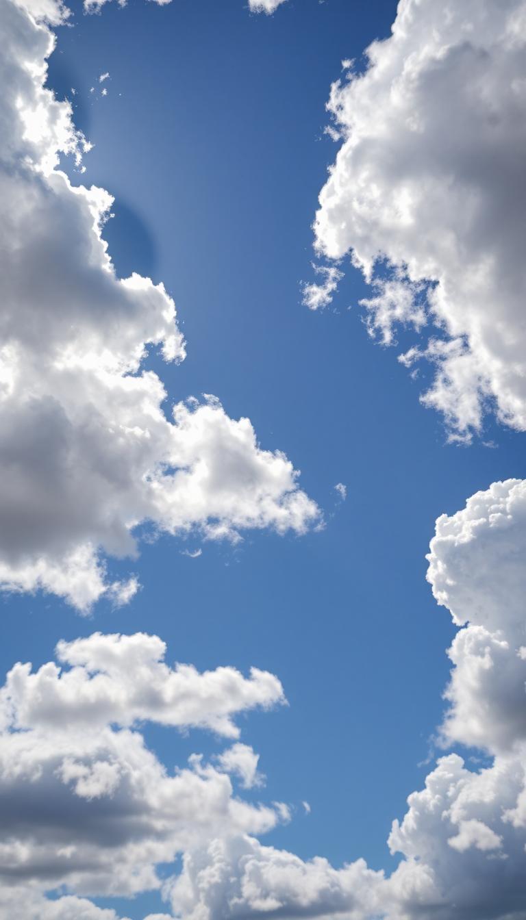 Fotor AI generated sky and cloud wallpaper for mobile