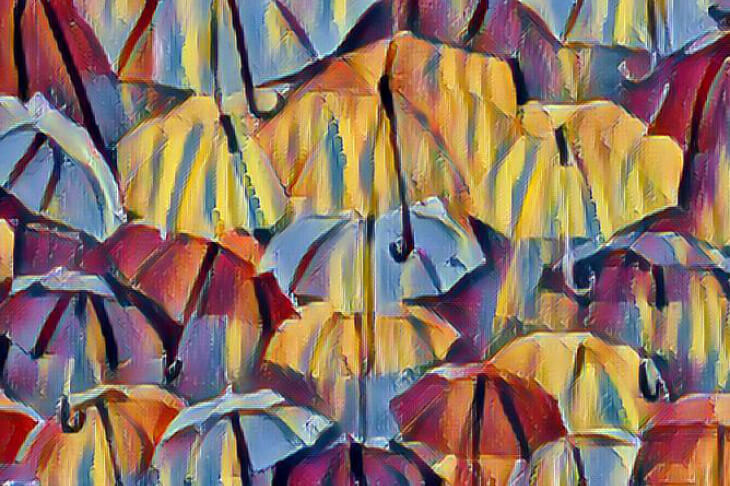 Filtro Fotor Go Art abstraccionismo