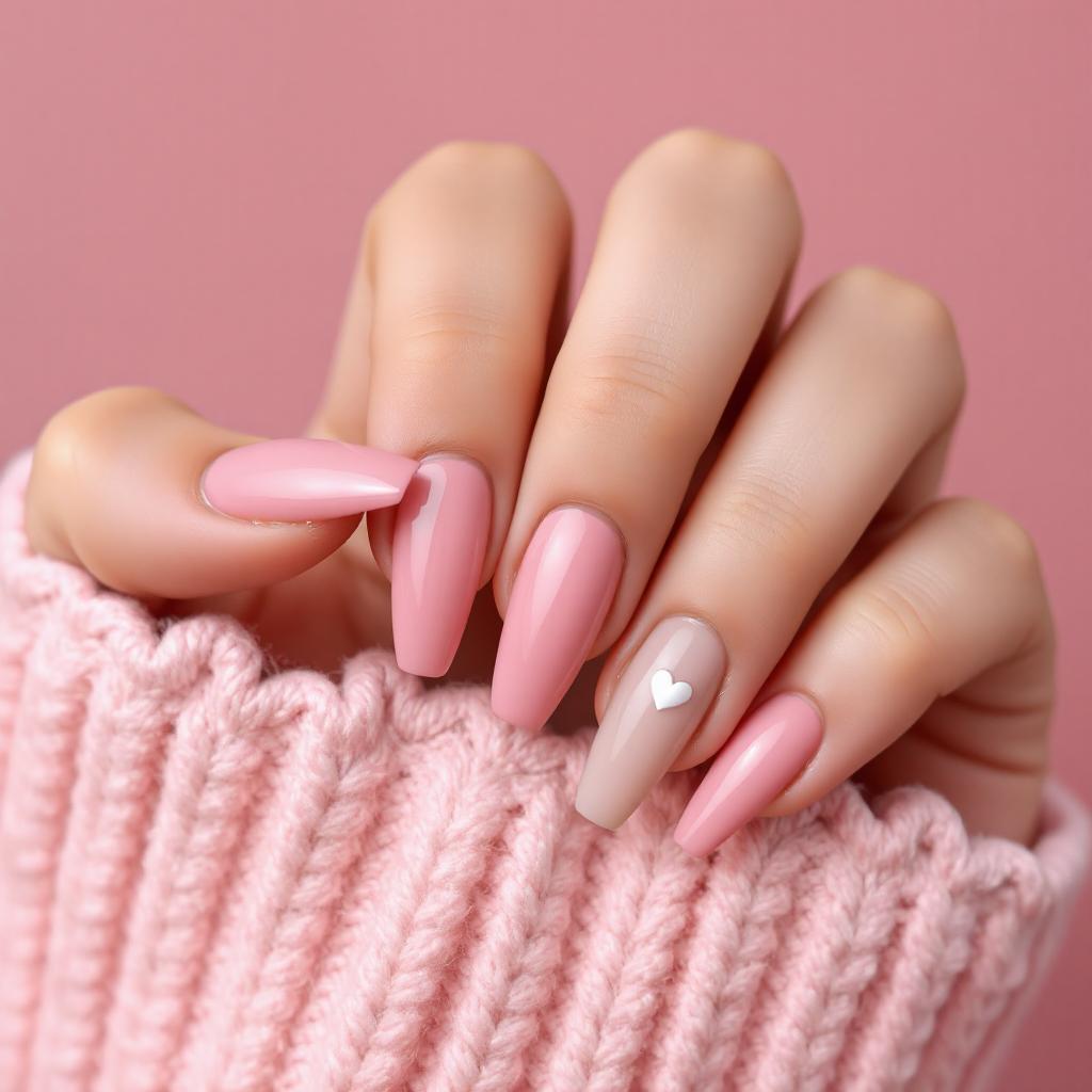 French Pink Nails