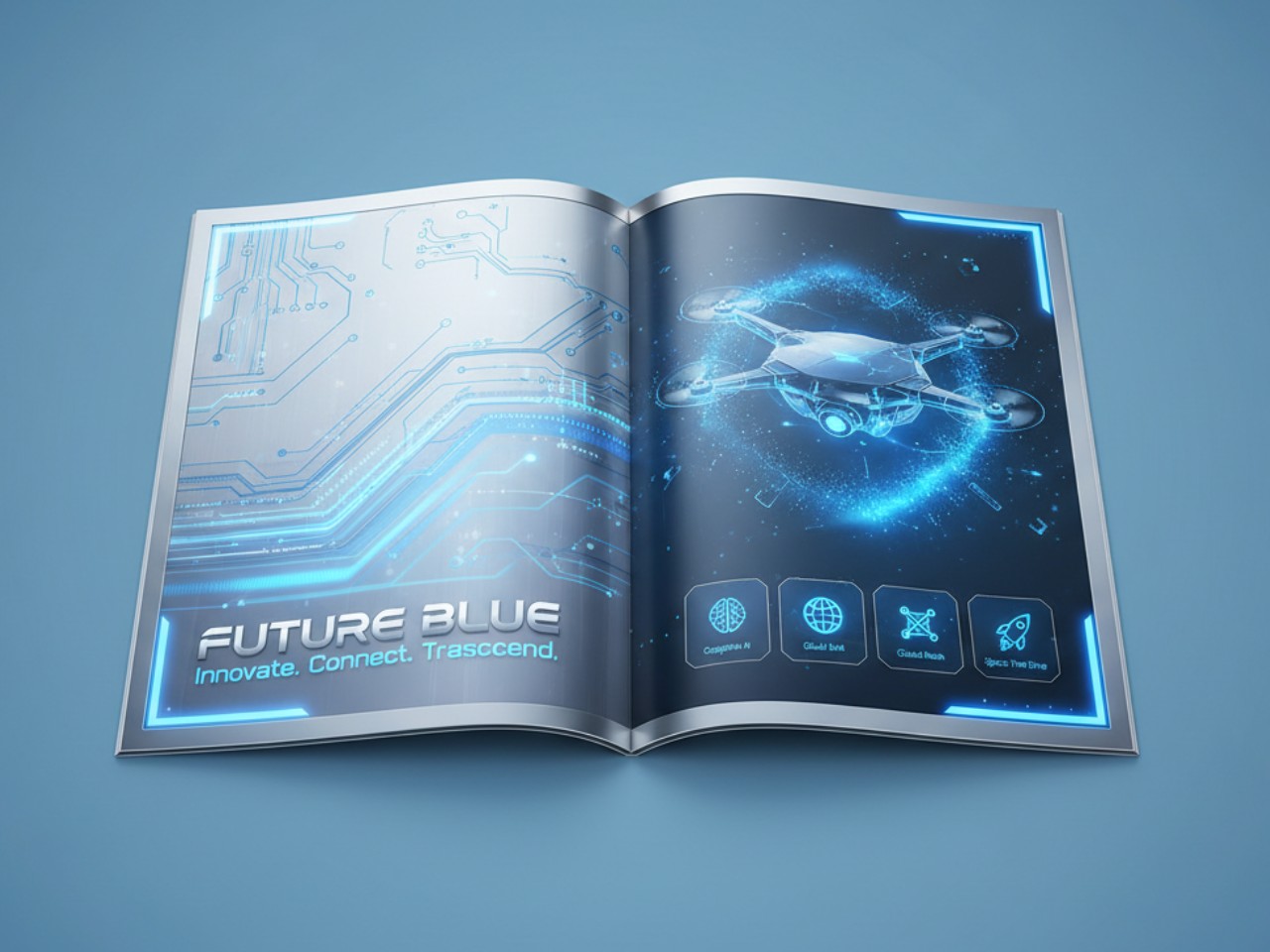 Futuristic Tech Brochure