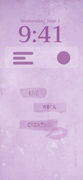 Fondo de pantalla para móvil inspirador de color rosa