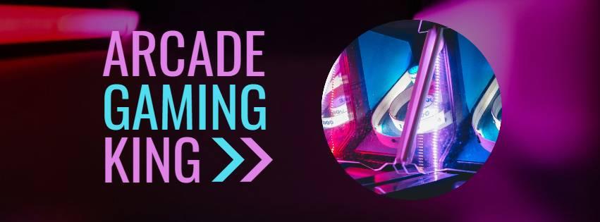 Plantilla de portada de Facebook de perfil de Arcade Gaming King