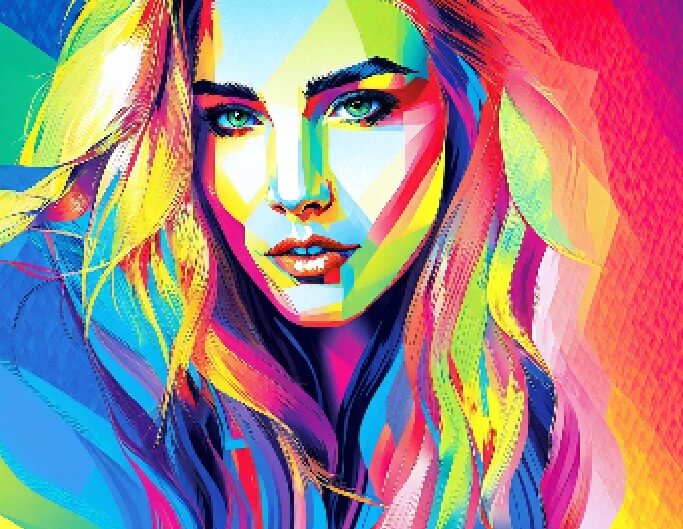 Poly Art Painting