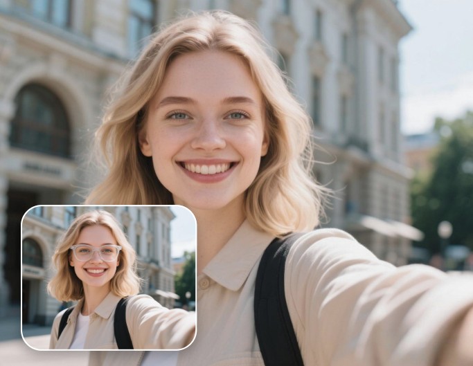 Remove Glasses from Selfies