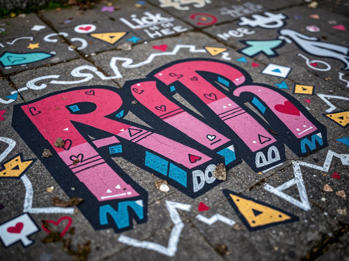 Street art graffiti