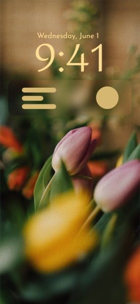 Fondo de pantalla vintage con motivos florales para el móvil