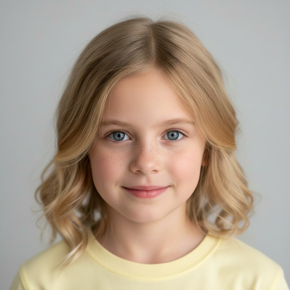 White little girl