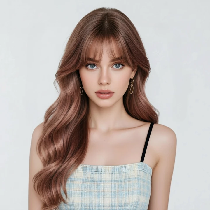 Wispy bangs