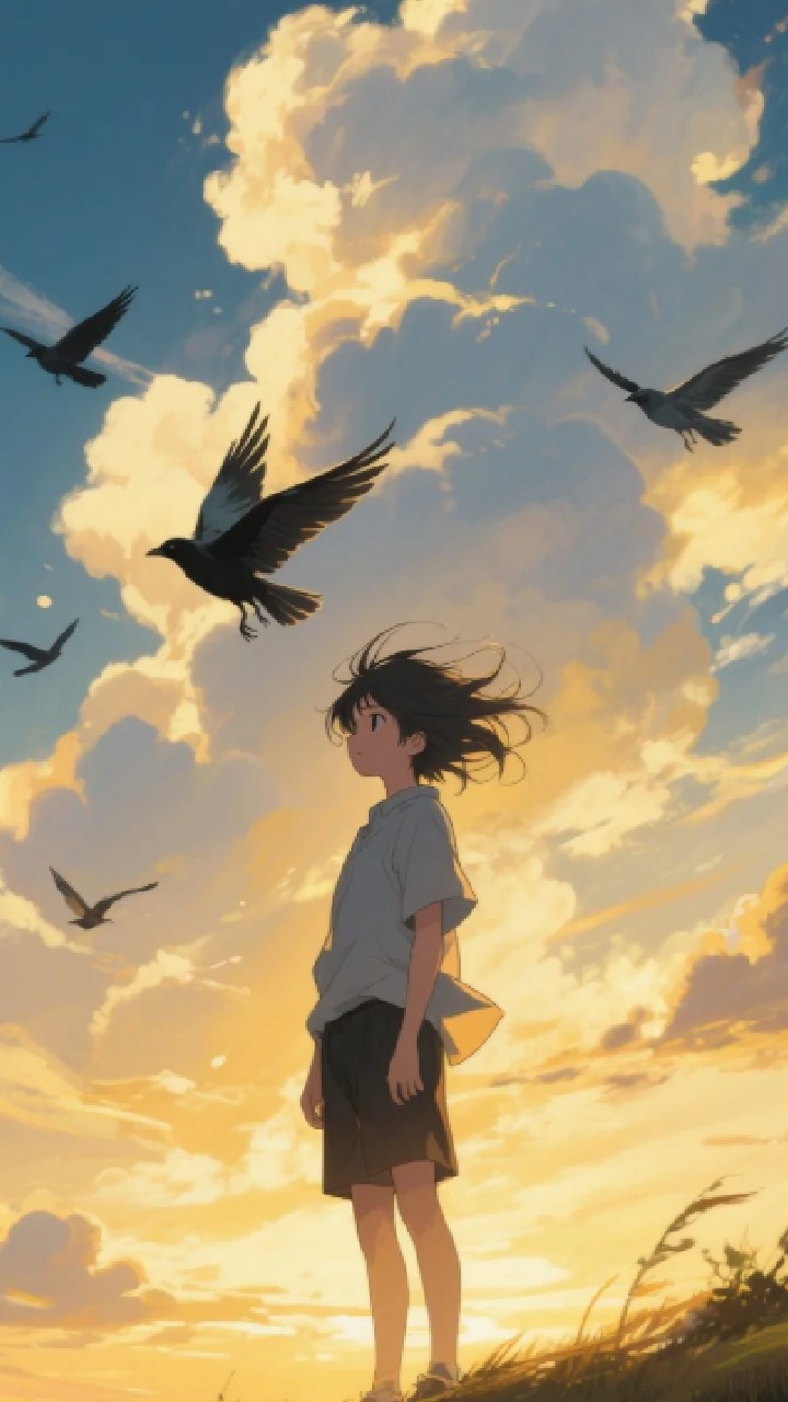 Fond d'écran de fille d'anime japonais